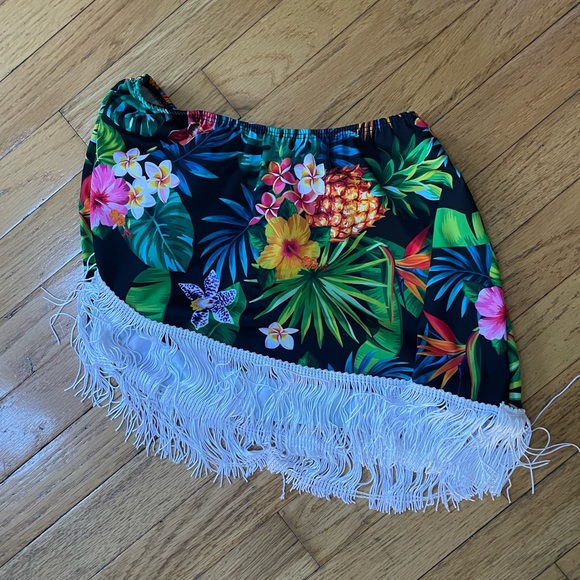 Dansco Halloween Dance Hawaiian Island Inspired 2 piece Costume Size Small - Picture 6 of 10